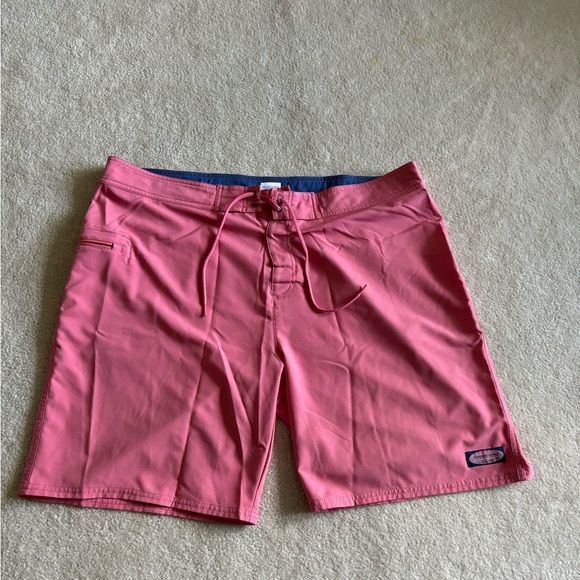 Pink vineyard vine swim trunks. Size 42. One zipper pocket - Picture 1 of 3